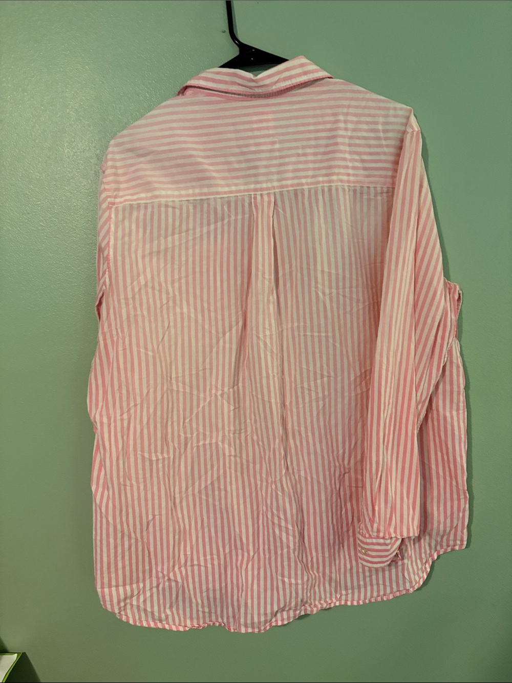 GAP Pink and White Striped Button-Down Shirt - Picture 3 of 3